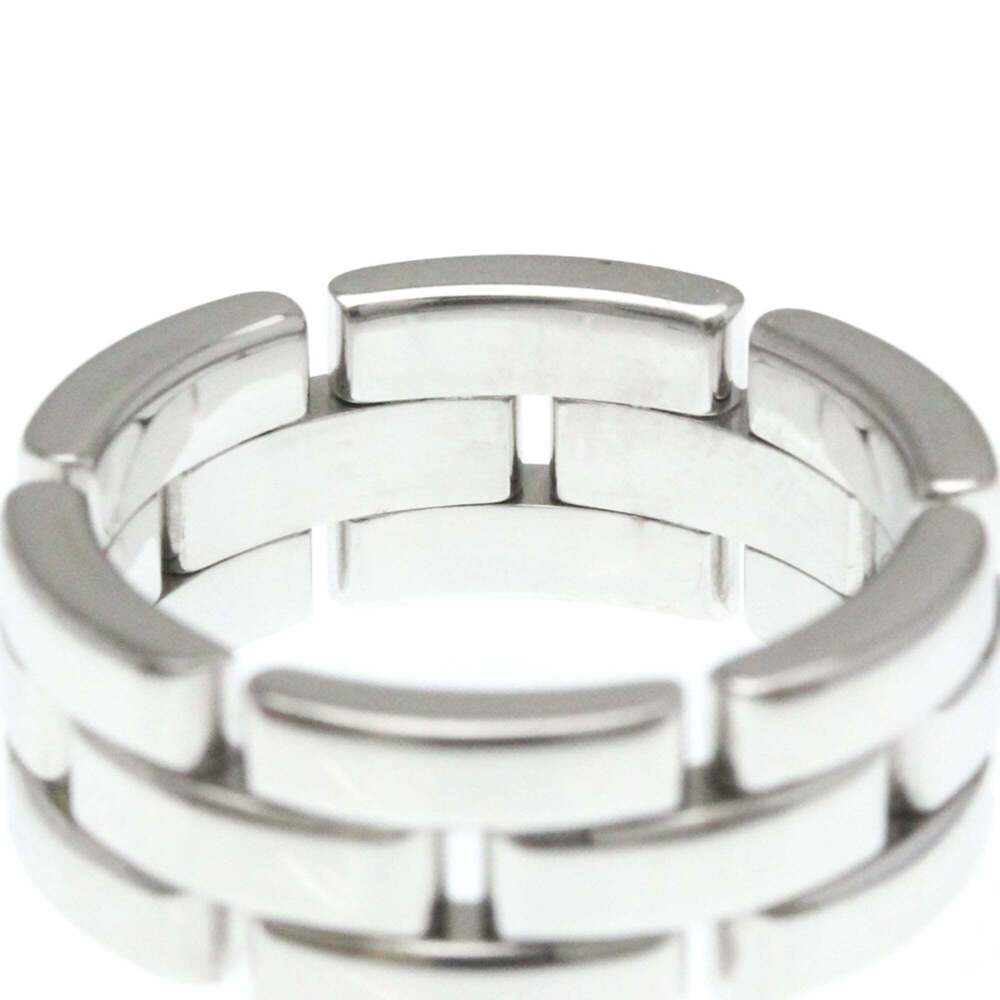 CARTIER 18k Silver Maillon Panthere Ring - Picture 5 of 10